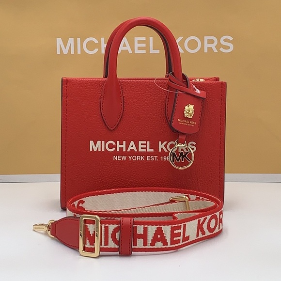 MICHAEL KORS Mirella Extra-Small
Shopper XBody Crossbody Bag Bright Red - Picture 5 of 14